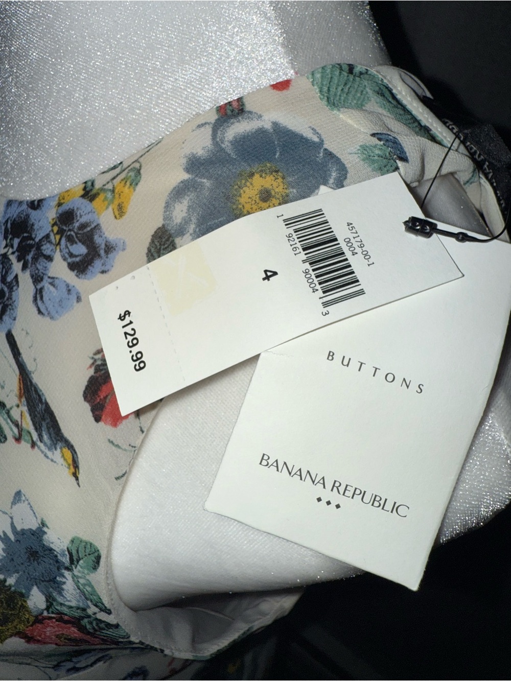 Banana Republic Floral Dress NWT - Picture 8 of 8